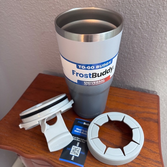 FrostBuddy To-Go-Buddy Universal Cup Insulator-32oz~Stainless Steel Tumbler~NEW - Picture 7 of 16